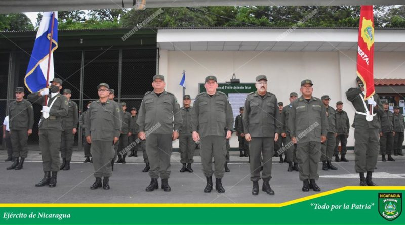 Ejército de Nicaragua realizó traspaso de mando del Cuerpo de Transmisiones