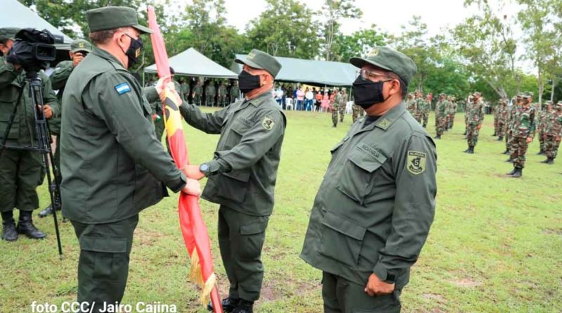 ejercito de nicaragua, traspaso de mando, julio cesar aviles,