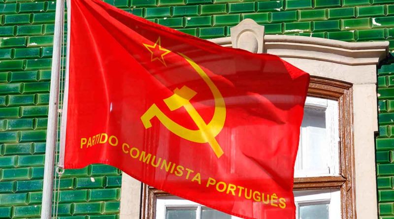 Bandera del Partido Comunista Portugués