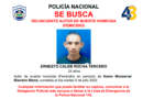 Peligroso delincuente Ernesto Caleb Rocha Tercero.