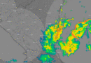 Imagen satelital sobre el clima en Nicaragua