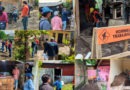 Trabajadores de ENACAL realizando obras a familias de La Trinidad.