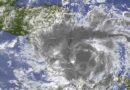 Imagen satelital sobre el fenómeno meteorológico en Nicaragua