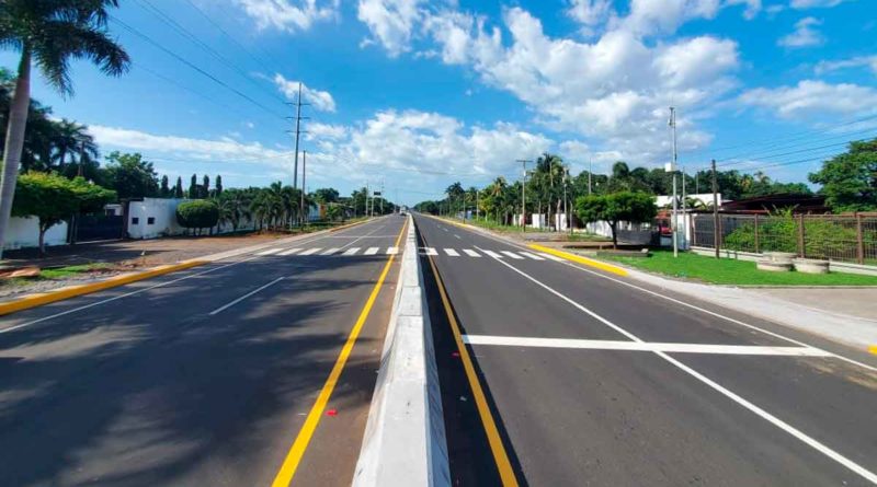 chinandega, acceso vial, mti, carreteras, nicaragua,