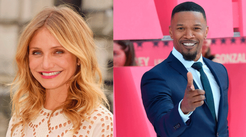 Actriz Cameron Diaz y el actor Jamie Foxx