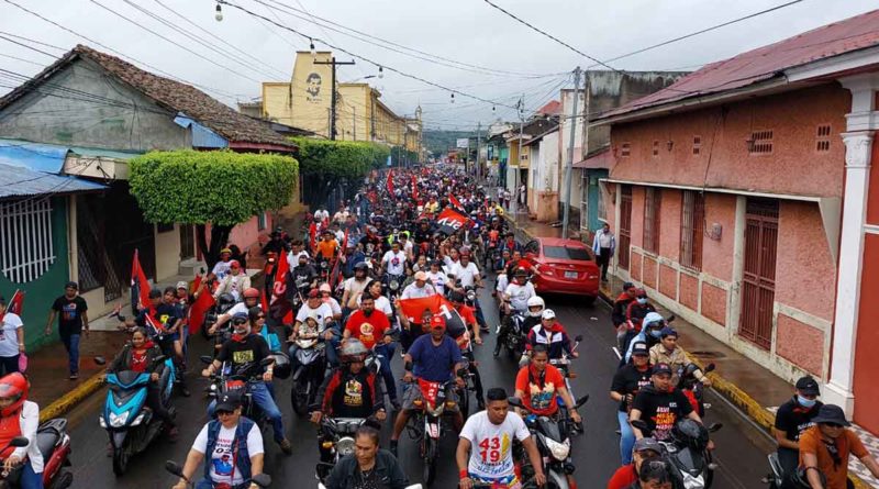 Caravana realizada en Masaya