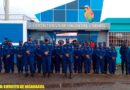 Efectivos de la Fuerza Naval del Ejército de Nicaragua en la inauguración de centro escolar “Virgen del Carmen”, en Puerto El Bluff, Bluefields