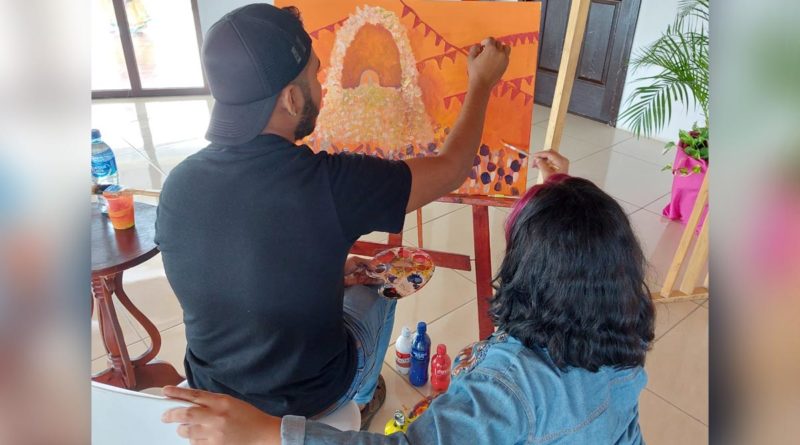 movimiento cultural, concurso de pintura, alcaldia de managua,