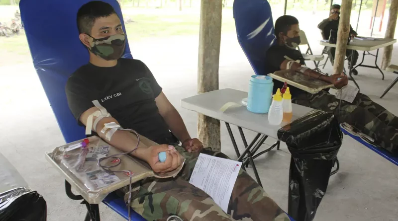 ejército, donación, sangre, nicaragua, estelí