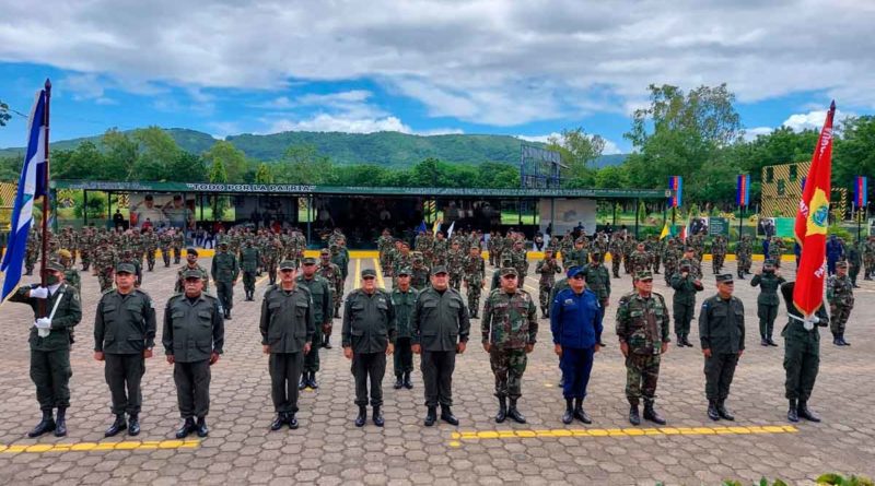 ejercito de nicaragua, altos mandos militares, escuela nacional de sargentos, nicaragua,