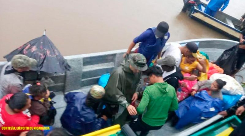 Familias de Río San Juan retornan a sus hogares con apoyo del Ejército de Nicaragua