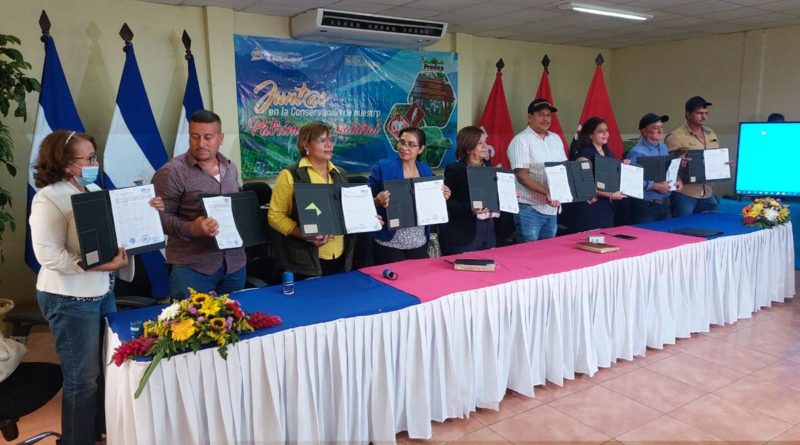 MARENA firma convenio para la conservación del corredor de pinos de Nicaragua