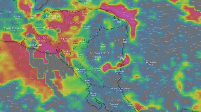 INETER: Onda Tropical Número 16 y 17 ocasionarán lluvias débiles