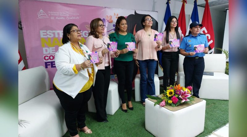 Gobierno de Nicaragua presenta cartilla para prevenir la violencia y femicidio