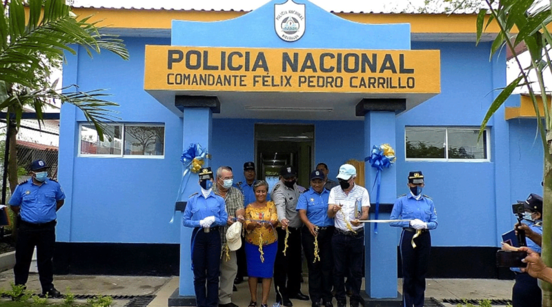 Inauguración de la nueva estación de Policia "Comandante Felix Pedro Carrillo" en el Departamento de León