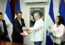 Presidente de la Asamblea Nacional, Doctor Gustavo Porras, junto al Embajador de la República Popular Democrática de Corea, Señor Ma Chol-Su.