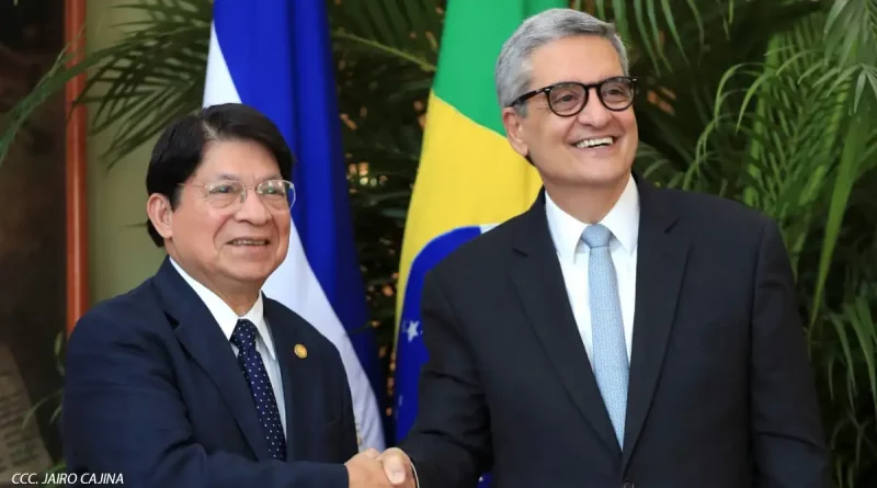 brasil, embajador de brasil, nicaragua, canciller de nicaragua, denis moncada, breno de souza,