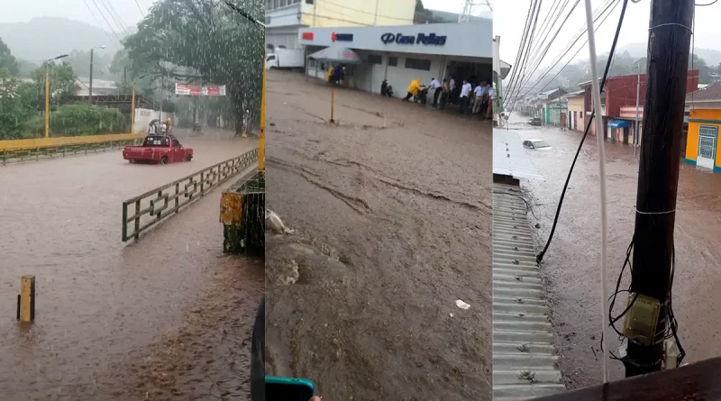 lluvia, matagalpa, inundaciones, Sadrash Zeledon, inundaciones, calles, matagalpa