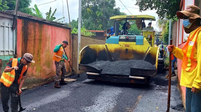 tierra prometida, managua, alcaldia managua, calles para el pueblo,