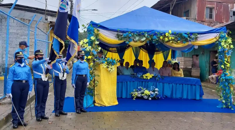 inauguración, santo domingo, chontales, comisaria mujer, nicaragua, policía nacional