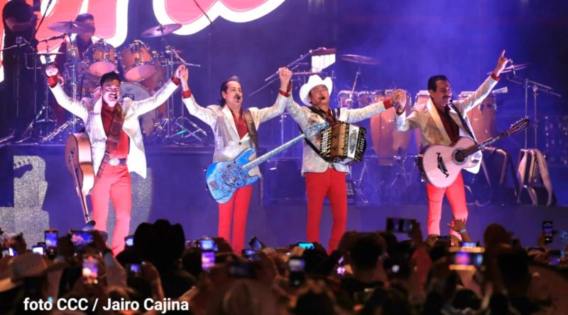 tigres del norte, nicaragua, concierto