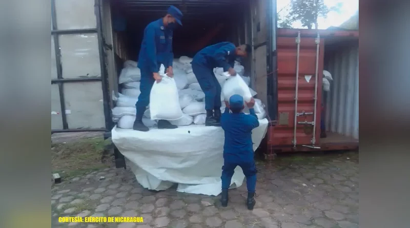 fuerza naval, nicaragua, paquetes alimenticios, bluelfields