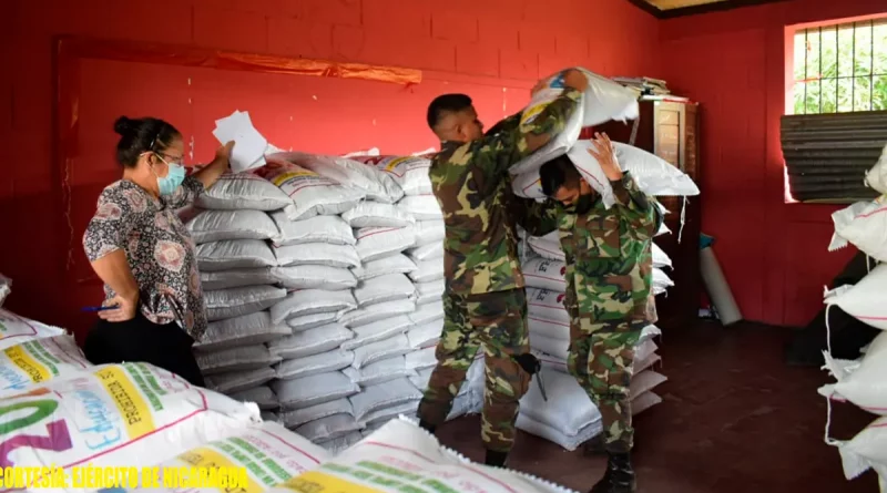 ejercito de nicaragua, merienda escolar, managua, mined,