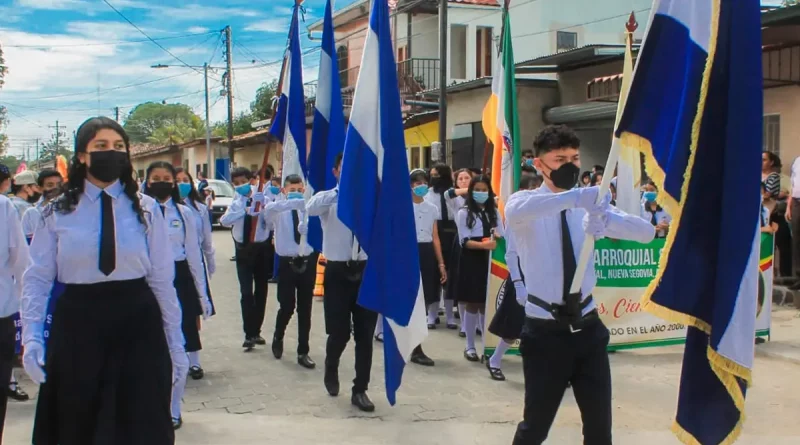 desfiles escolares, nueva segovia, fiestas patrias