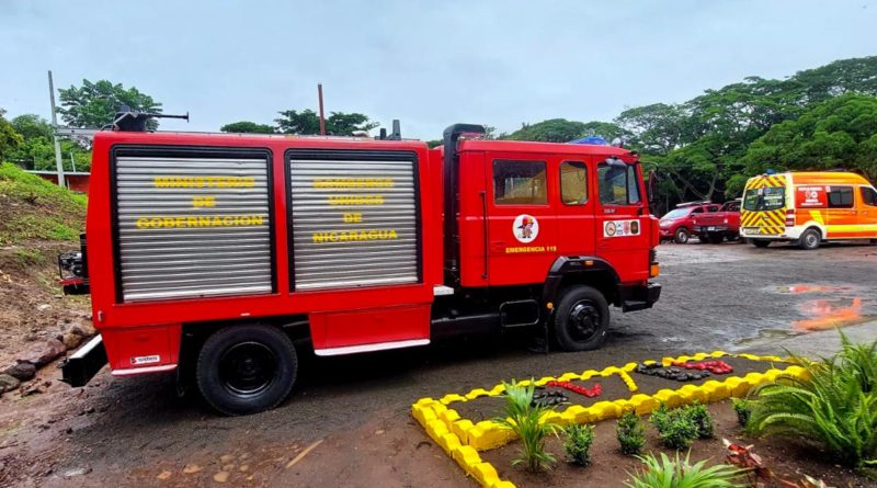 gobierno sandinista, estacion de bomberos, san dionisio, matagalpa,