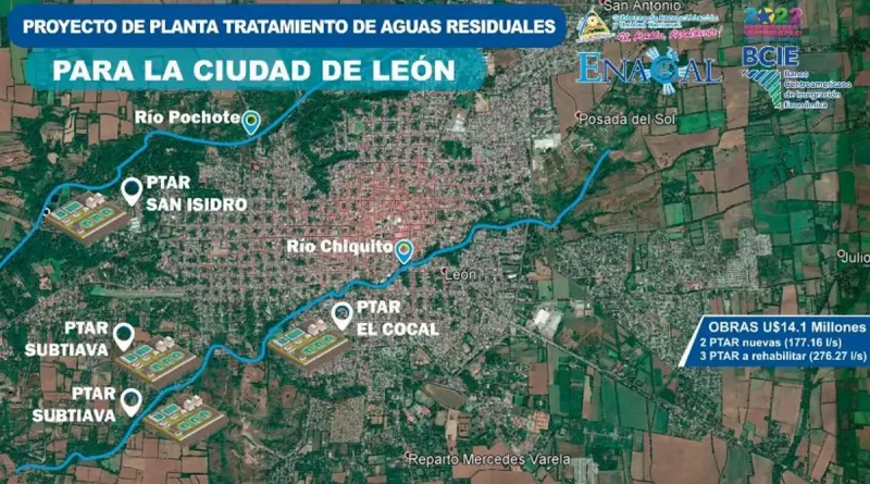 agua, planta, tratamiento, residuales, proyecto, ciudad, León