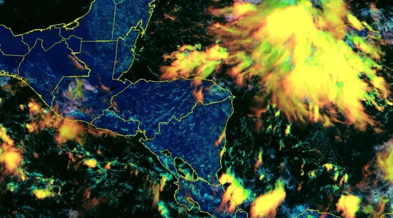 nueva onda tropical, fenomeno meteorologico, nicaragua, lluvias, ineter,