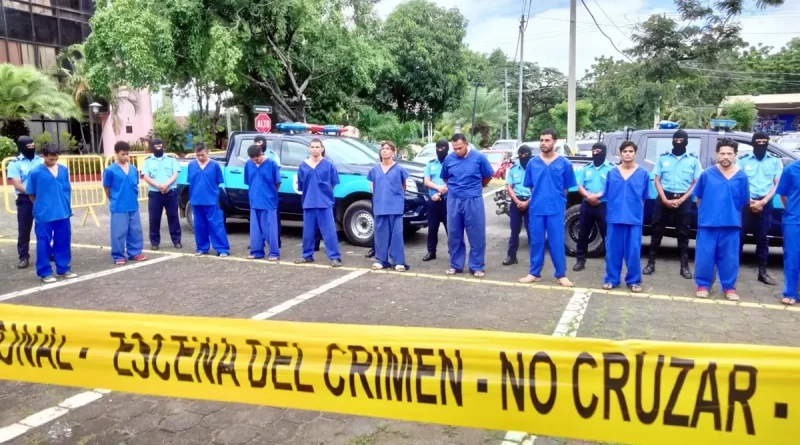 policia nacional, nicaragua, delincuentes,