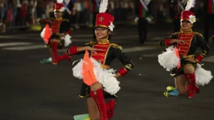 palillona, septiembre, mes patrio, desfile, banda de guerra