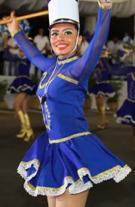 palillona, septiembre, mes patrio, desfile, banda de guerra