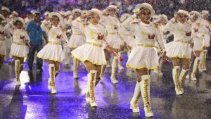 palillona, septiembre, mes patrio, desfile, banda de guerra