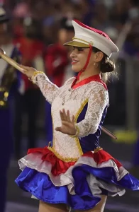 palillona, septiembre, mes patrio, desfile, banda de guerra