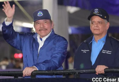 desfile, policia, nicaragua, 43 aniversario, daniel ortega, rosario murillo