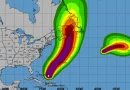 huracan, fiona, categoria 4, bermudas, vientos, lluvia, alerta, NHC