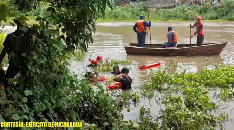rio malacatoya, granada, rescate, buzqueda, cuerpo sin vida, ejercito de nicaragua, fuerza naval, nicaragua,