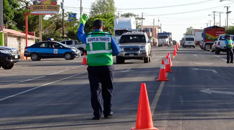 transito nacional, nicaragua, accidente transito, policia nacional,