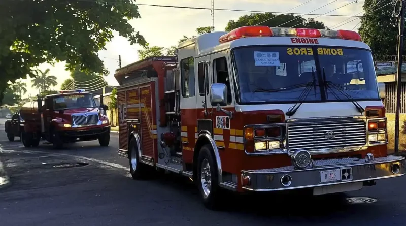 santa tereza, estacion bomberos, bomberos, bomberos nicaragua