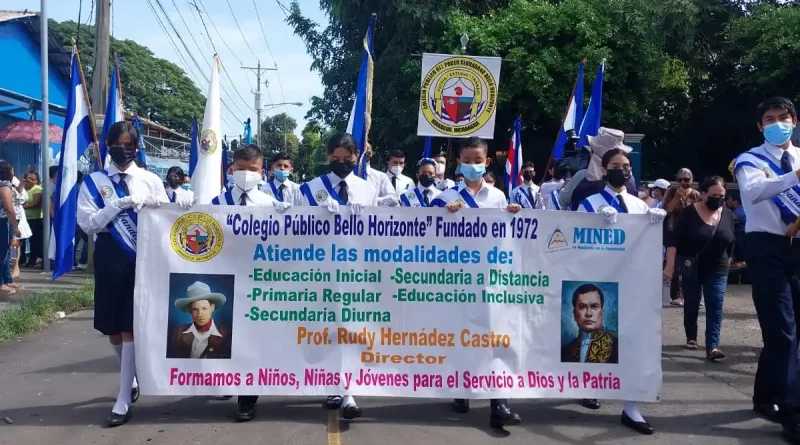 desfile, fiestas patrias, batalla de san jacinto, independencia de centroamerica, nicaragua, managua,