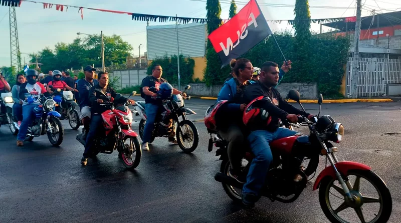 militancia sandinista, managua,