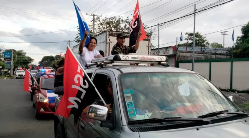 dianas, policia nacional, managua, militancia sandinista, patria,