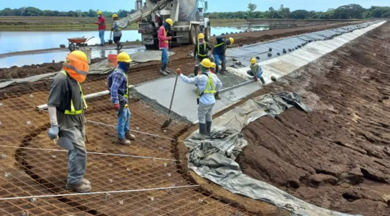 planta, agua, tratamiento, residuales, Chinandega, construcción,