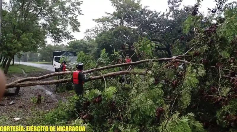 ejercito de nicaragua, nicaragua, tormenta tropical julia, julia, huracan julia,