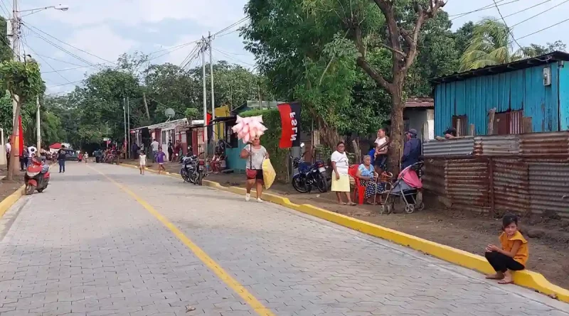 calles, ciudad sandino, barrio nuevo amanecer, managua, nicaragua,