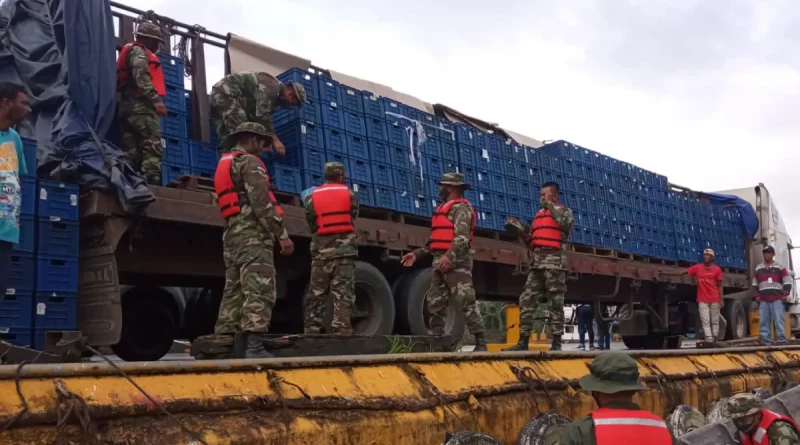 ejército de nicaragua, nicaragua, el rama, ayuda humanitaria, descargue