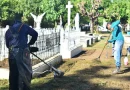 leon, cementerios, dia de los difuntos, dos de noviembre, limpieza,