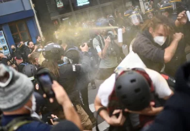 policia, francia, rt en español, internacionales, gas, protesta